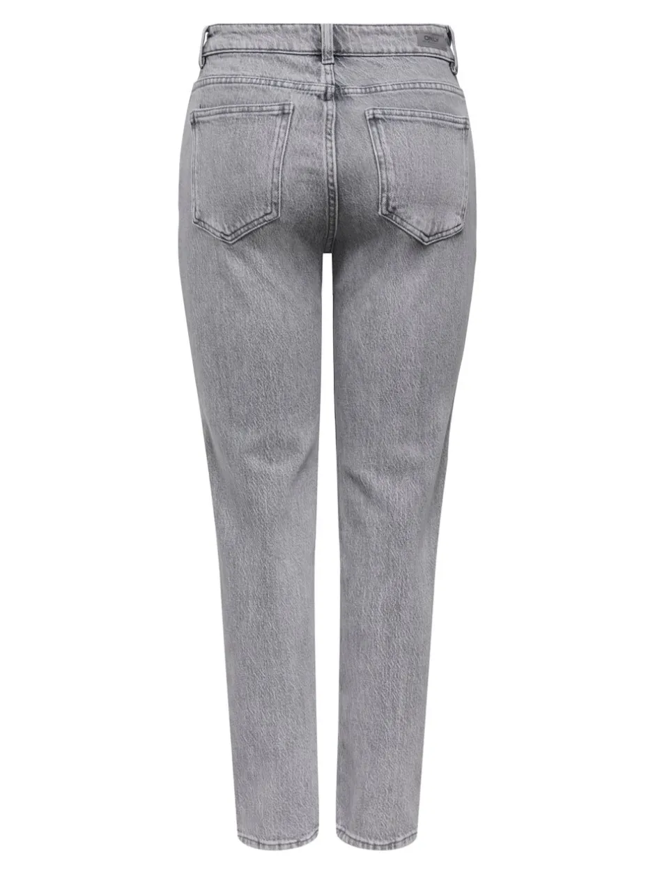 Online ONLEMILY Høj talje Straight fit Ankellængde Jeans Dame Jeans|Jeans