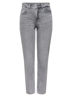 Online ONLEMILY Høj talje Straight fit Ankellængde Jeans Dame Jeans|Jeans