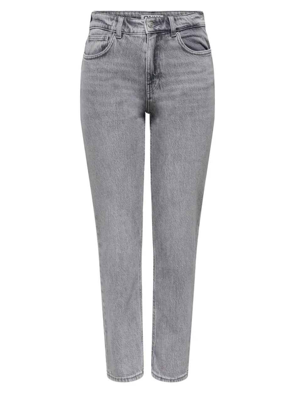 Online ONLEMILY Høj talje Straight fit Ankellængde Jeans Dame Jeans|Jeans
