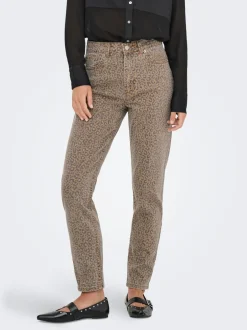 Hot ONLEMILY Høj talje Straight fit Ankellængde Jeans Dame Jeans|Jeans