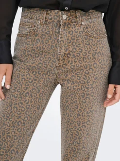 Hot ONLEMILY Høj talje Straight fit Ankellængde Jeans Dame Jeans|Jeans