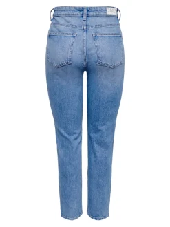 ONLEMILY Høj talje Straight fit Ankellængde Jeans Dame Jeans|Jeans