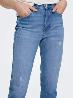 ONLEMILY Høj talje Straight fit Ankellængde Jeans Dame Jeans|Jeans