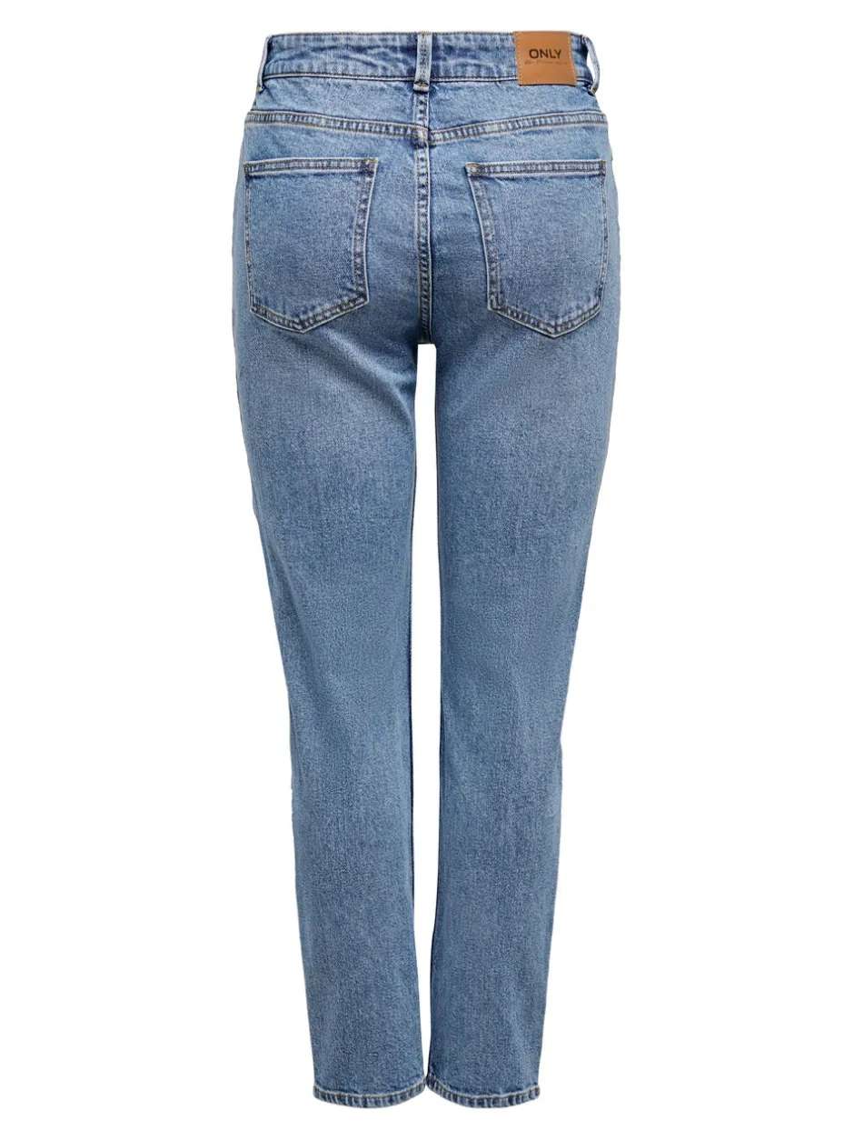 Clearance ONLEMILY Høj talje Straight fit Ankellængde Jeans Dame Jeans|Jeans