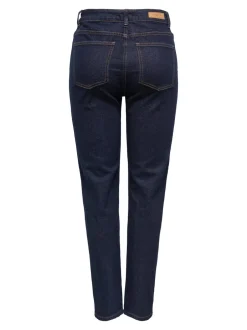 Outlet ONLEMILY Høj talje Straight fit Ankellængde Jeans Dame Jeans|Jeans