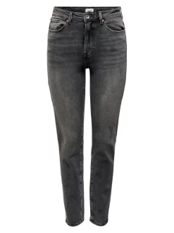 ONLEMILY Høj talje Straight fit Ankellængde Jeans Dame Jeans|Jeans