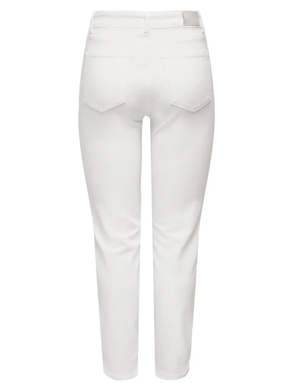 Hot ONLEMILY Høj talje Straight fit Ankellængde Jeans Dame Jeans|Jeans