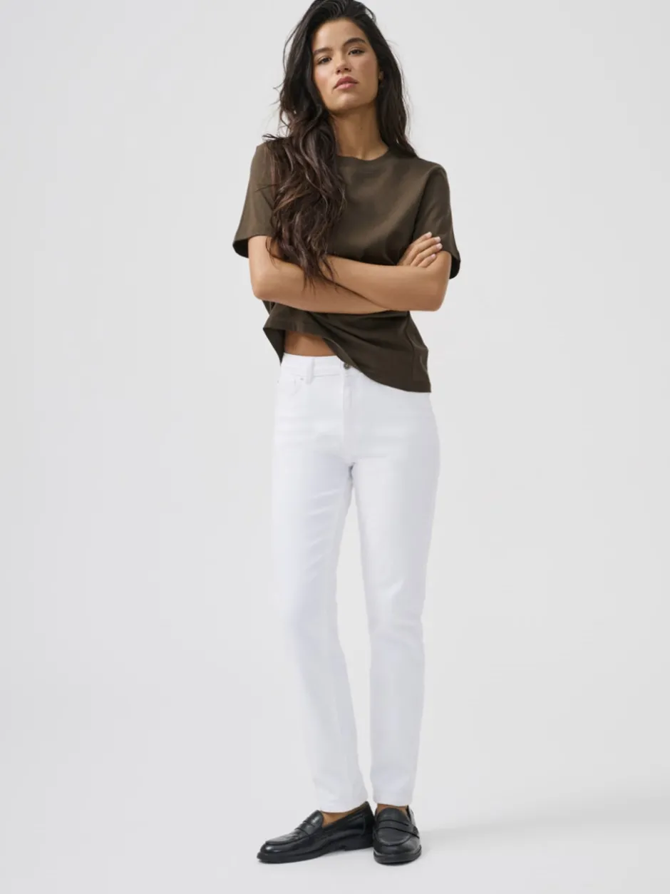 Hot ONLEMILY Høj talje Straight fit Ankellængde Jeans Dame Jeans|Jeans