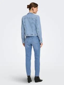 Online ONLEMILY Høj talje Straight fit Ankellængde Jeans Dame Jeans|Jeans