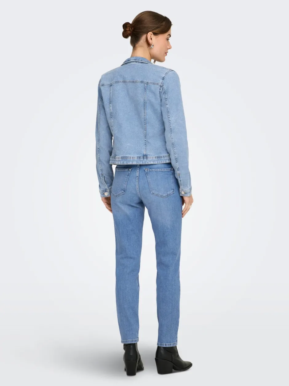 Online ONLEMILY Høj talje Straight fit Ankellængde Jeans Dame Jeans|Jeans