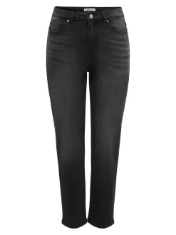Online ONLEMILY-MILA Høj talje Straight fit Ankellængde Jeans Dame Jeans|Jeans