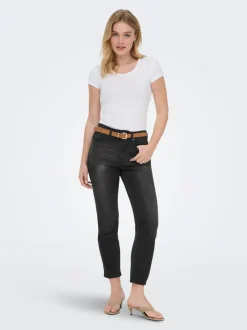 Online ONLEMILY-MILA Høj talje Straight fit Ankellængde Jeans Dame Jeans|Jeans