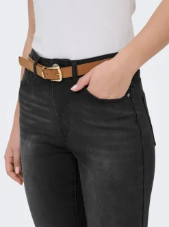 Online ONLEMILY-MILA Høj talje Straight fit Ankellængde Jeans Dame Jeans|Jeans