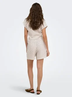 Clearance ONLEMMIA Mellemhøj talje Loose fit Shorts Dame Shorts