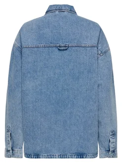 Hot ONLEMMIE Denim-skjorte Dame Double Denim|Skjorter