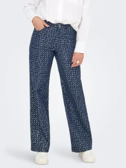Online ONLEVITA Wide leg fit Bukser i wide fit Dame Bukser