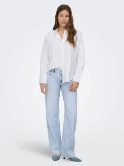 Best ONLEZRA Lav talje Wide leg fit Jeans Dame Jeans|Jeans