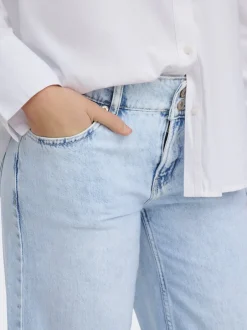Best ONLEZRA Lav talje Wide leg fit Jeans Dame Jeans|Jeans