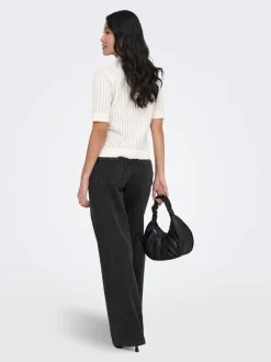 Outlet ONLEZRA Lav talje Wide leg fit Jeans Dame Jeans|Jeans