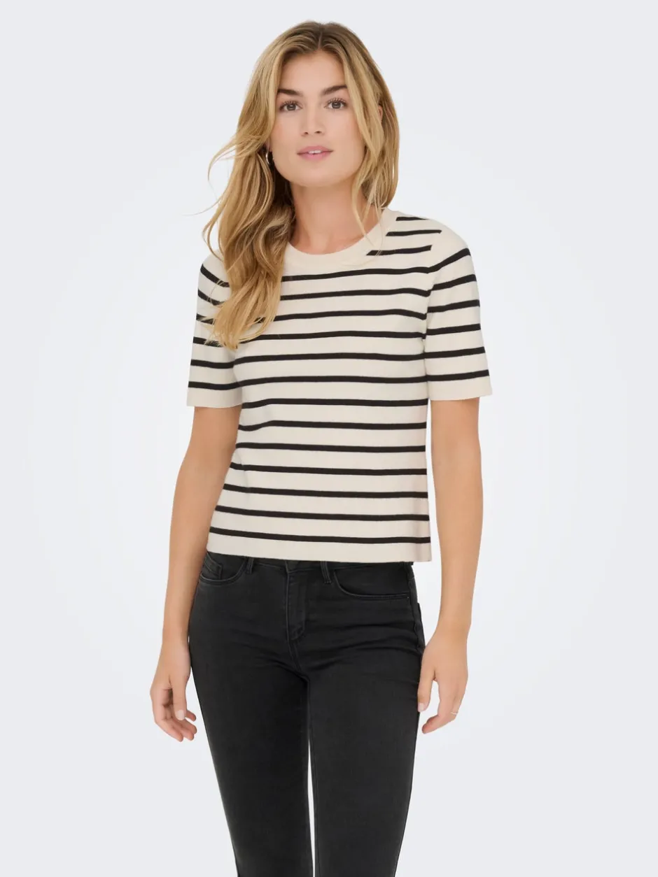Online ONLFIE Top Dame Strik & Cardigans|Toppe