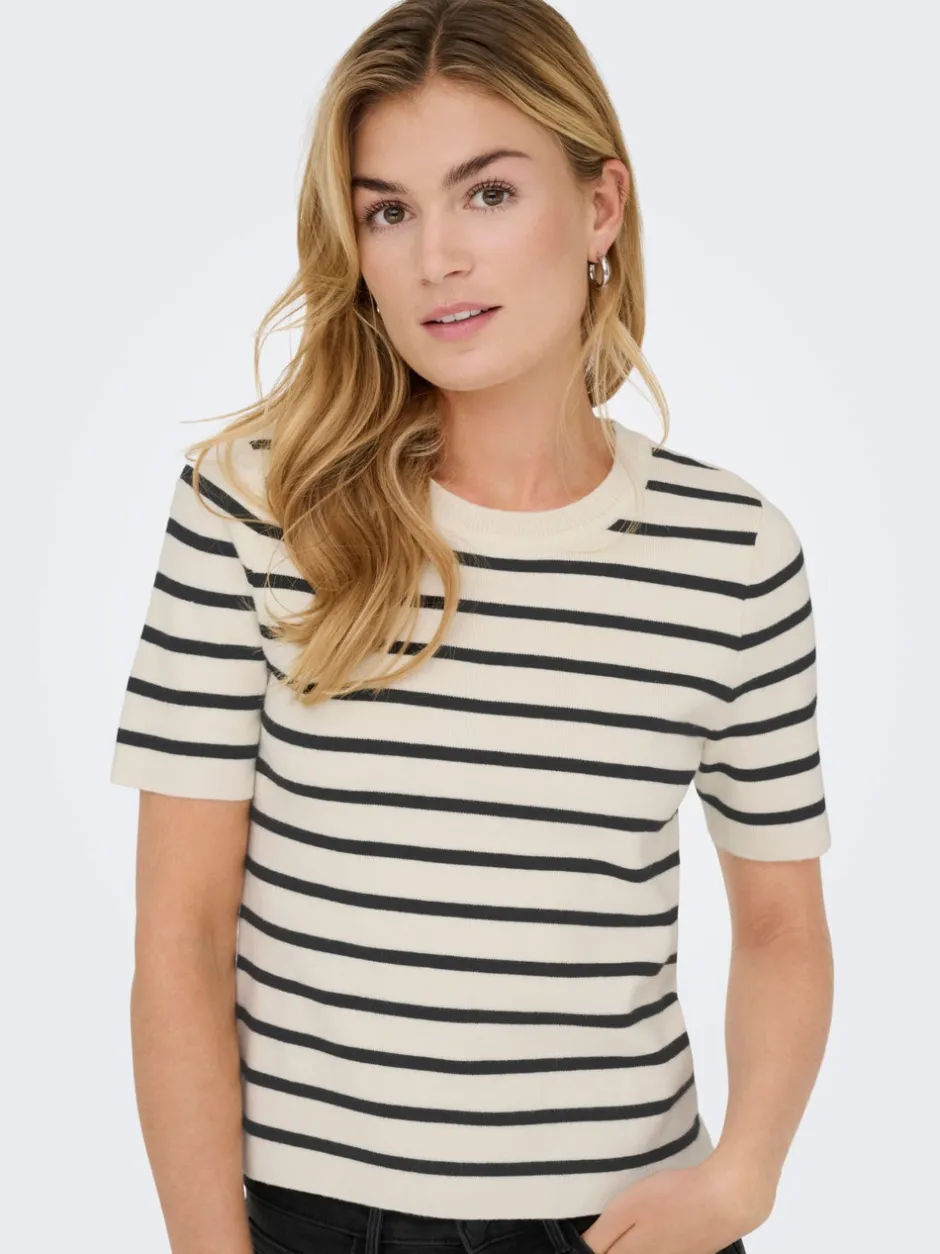 Online ONLFIE Top Dame Strik & Cardigans|Toppe