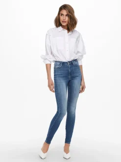 Discount ONLFOREVER Høj talje Skinny fit Jeans Dame Jeans|Jeans