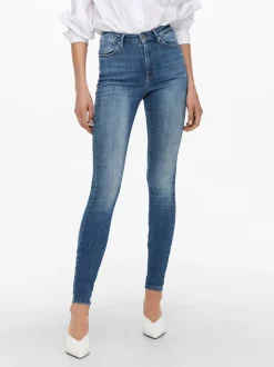 Discount ONLFOREVER Høj talje Skinny fit Jeans Dame Jeans|Jeans