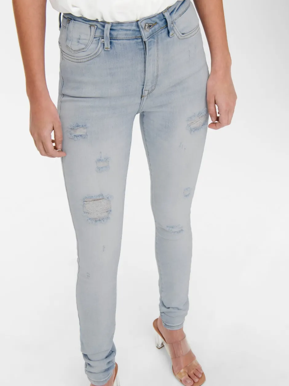 New ONLFOREVER Høj talje Skinny fit Jeans Dame Jeans|Jeans