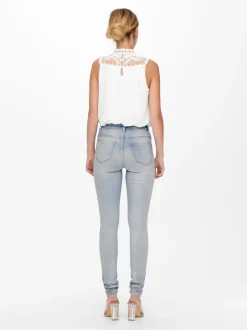 New ONLFOREVER Høj talje Skinny fit Jeans Dame Jeans|Jeans