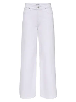 Discount ONLFRANCESCA Mellemhøj talje Wide leg fit Jeans Dame Jeans|Jeans