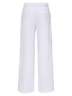 Discount ONLFRANCESCA Mellemhøj talje Wide leg fit Jeans Dame Jeans|Jeans
