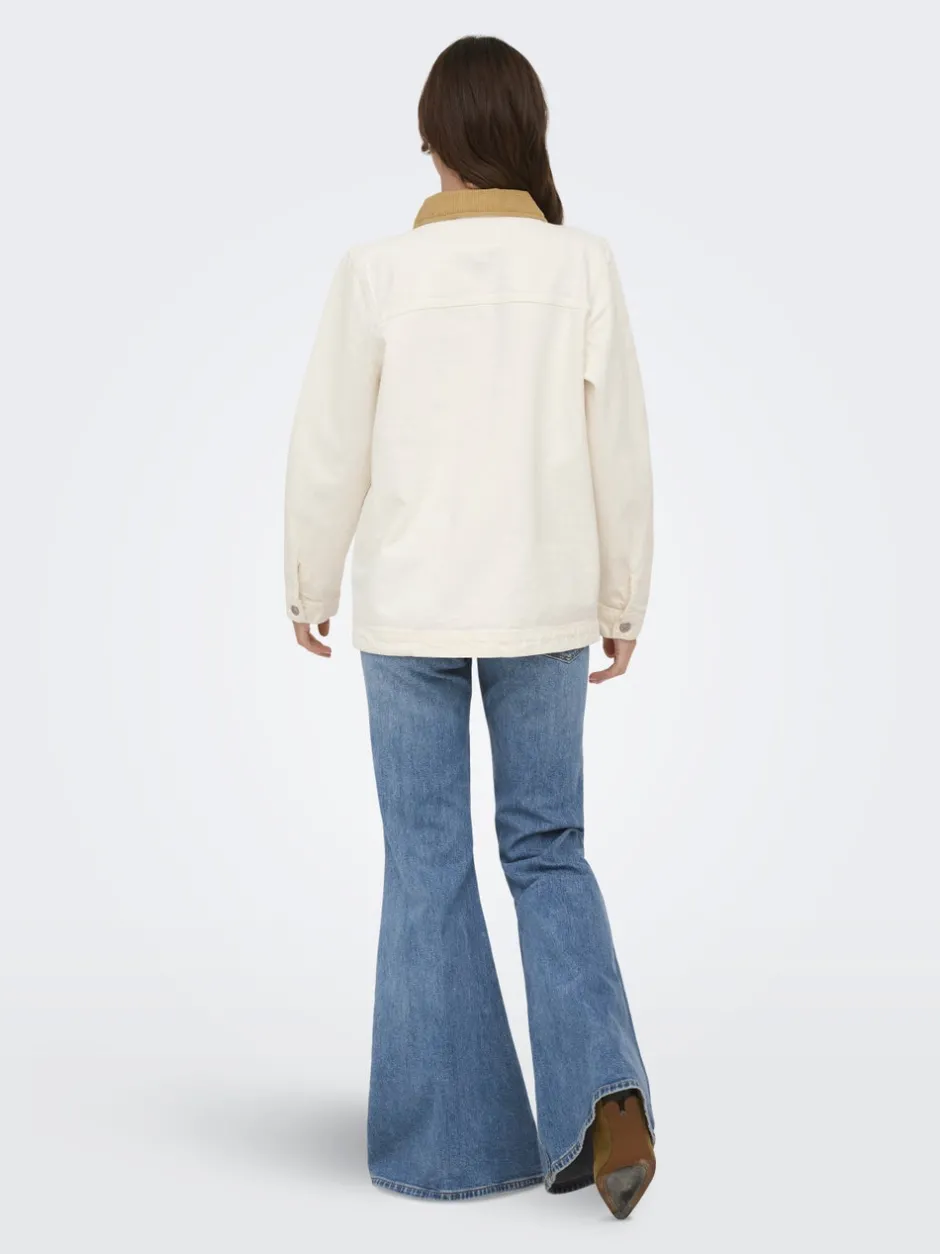 Online ONLFRANKIE Denimjakke Dame Jakker Og Frakker|Double Denim