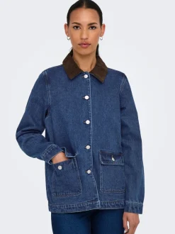 ONLFRANKIE Denimjakke Dame Jakker Og Frakker|Double Denim
