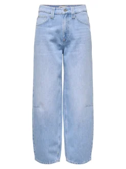 Hot ONLFRANKIE Høj talje Barrel fit Ankellængde Jeans Dame Jeans|Jeans