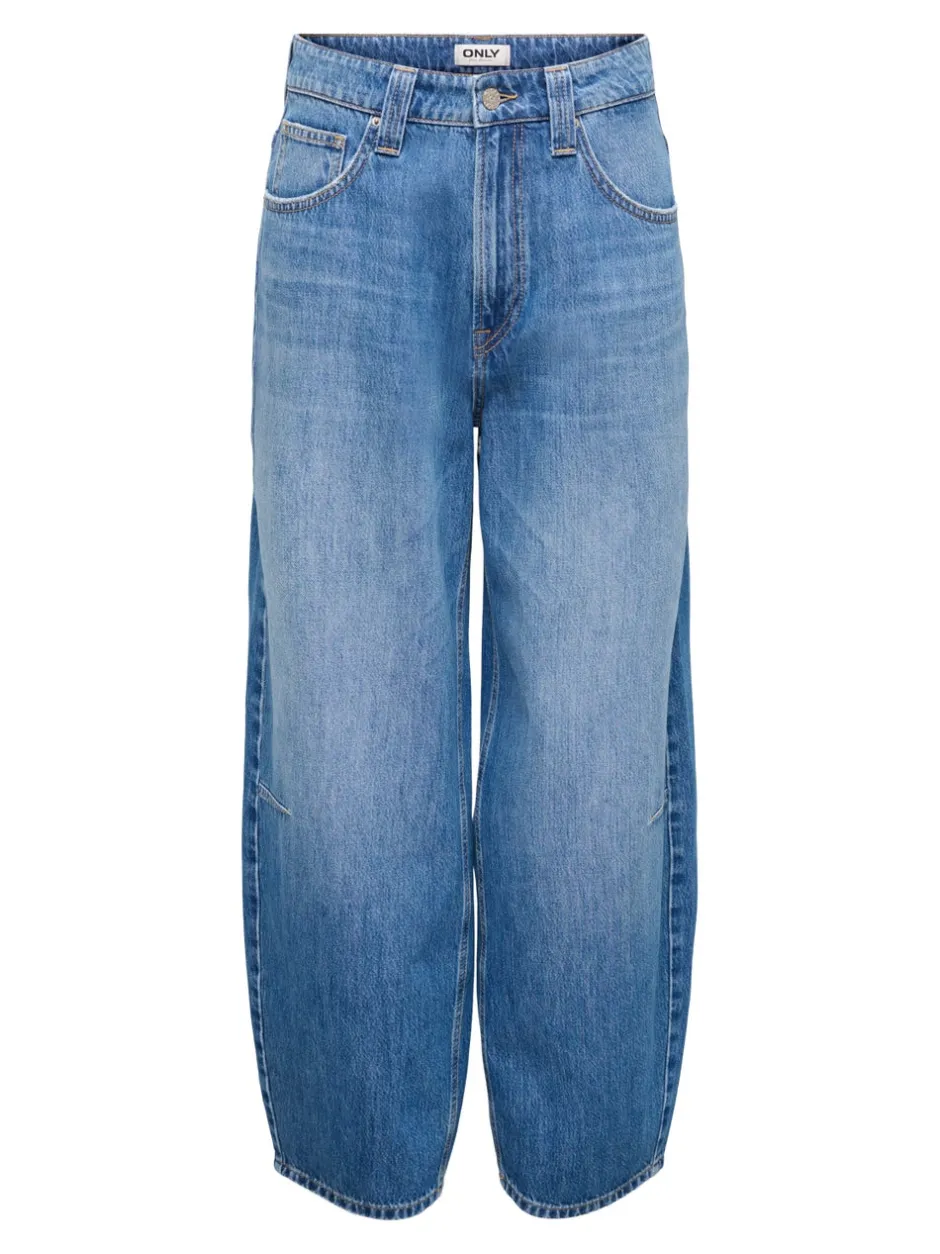 Sale ONLFRANKIE Høj talje Barrel fit Ankellængde Jeans Dame Jeans|Jeans