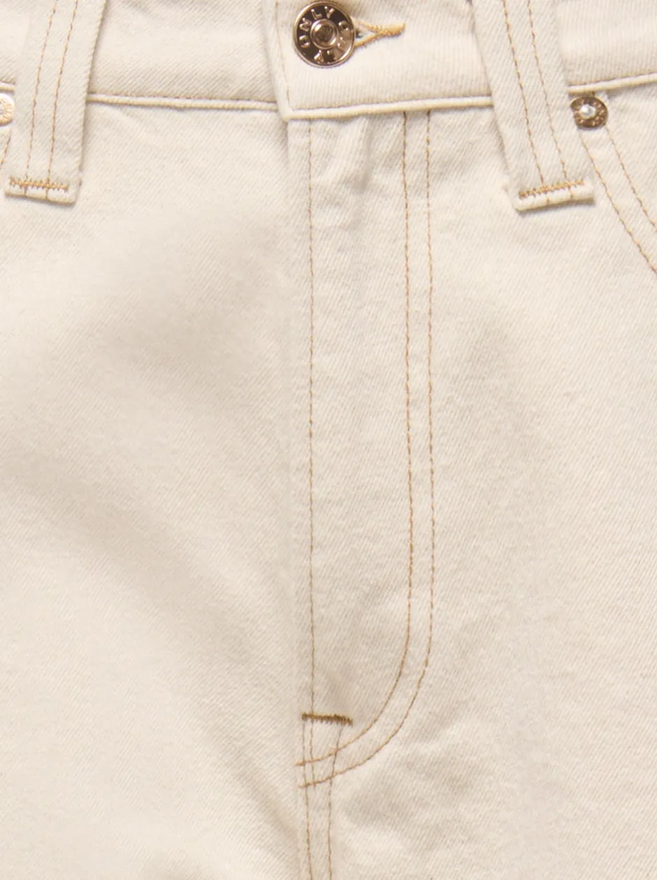 Online ONLFRANKIE Høj talje Barrel fit Cropped Jeans Dame Jeans|Jeans