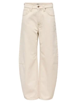 Online ONLFRANKIE Høj talje Barrel fit Cropped Jeans Dame Jeans|Jeans
