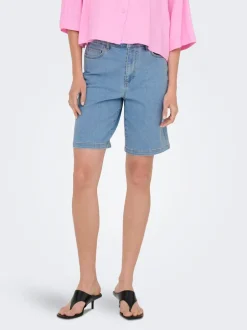Clearance ONLFRIDA Høj talje Regular fit Bermuda-shorts Dame Shorts