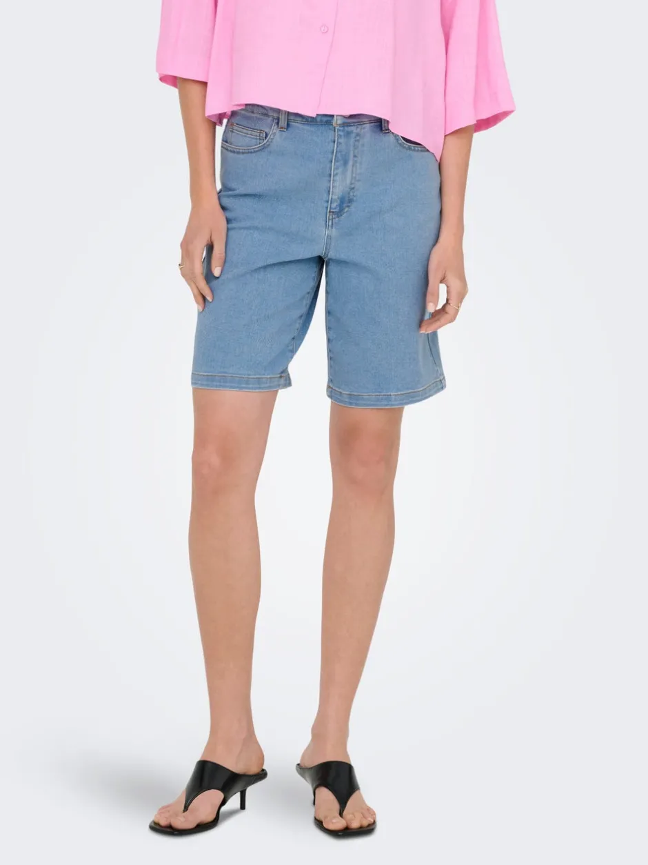 Clearance ONLFRIDA Høj talje Regular fit Bermuda-shorts Dame Shorts