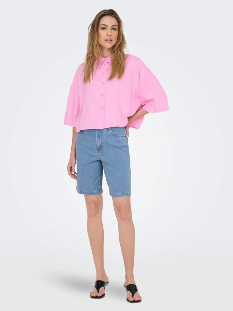 Clearance ONLFRIDA Høj talje Regular fit Bermuda-shorts Dame Shorts