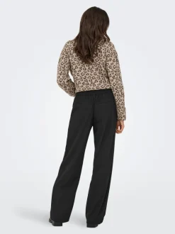 Online ONLGIA-DELUXE Wide leg fit Bukser i wide fit Dame Bukser