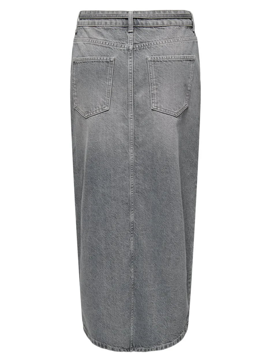 Sale -ONLGIANNA Denim Denim-nederdel Midinederdel Dame Nederdele|Denimnederdele