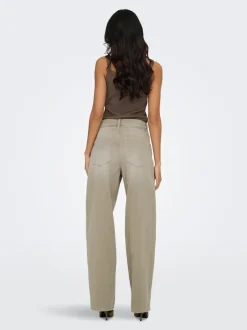 ONLGIANNA Mellemhøj talje Straight fit Jeans Dame Jeans|Jeans