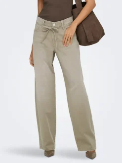 ONLGIANNA Mellemhøj talje Straight fit Jeans Dame Jeans|Jeans