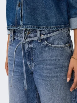 New ONLGIANNA Mellemhøj talje Balloon fit Jeans Dame Jeans|Jeans