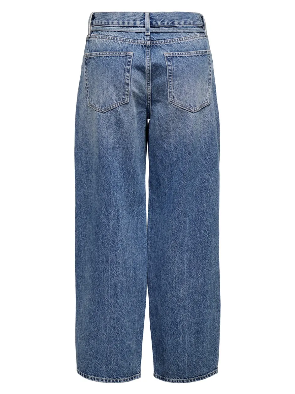 New ONLGIANNA Mellemhøj talje Balloon fit Jeans Dame Jeans|Jeans