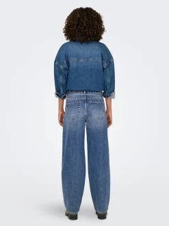 New ONLGIANNA Mellemhøj talje Balloon fit Jeans Dame Jeans|Jeans