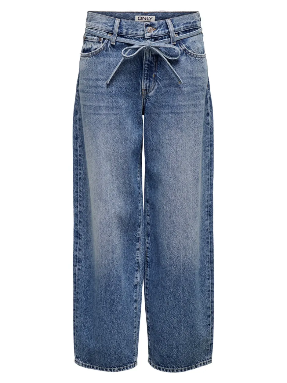New ONLGIANNA Mellemhøj talje Balloon fit Jeans Dame Jeans|Jeans
