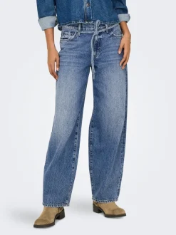 New ONLGIANNA Mellemhøj talje Balloon fit Jeans Dame Jeans|Jeans