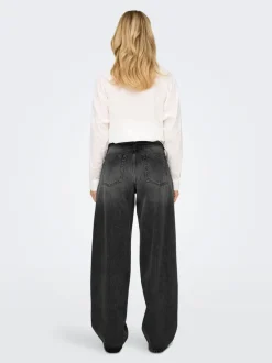 New ONLGIANNA Mellemhøj talje Balloon fit Jeans Dame Jeans|Jeans